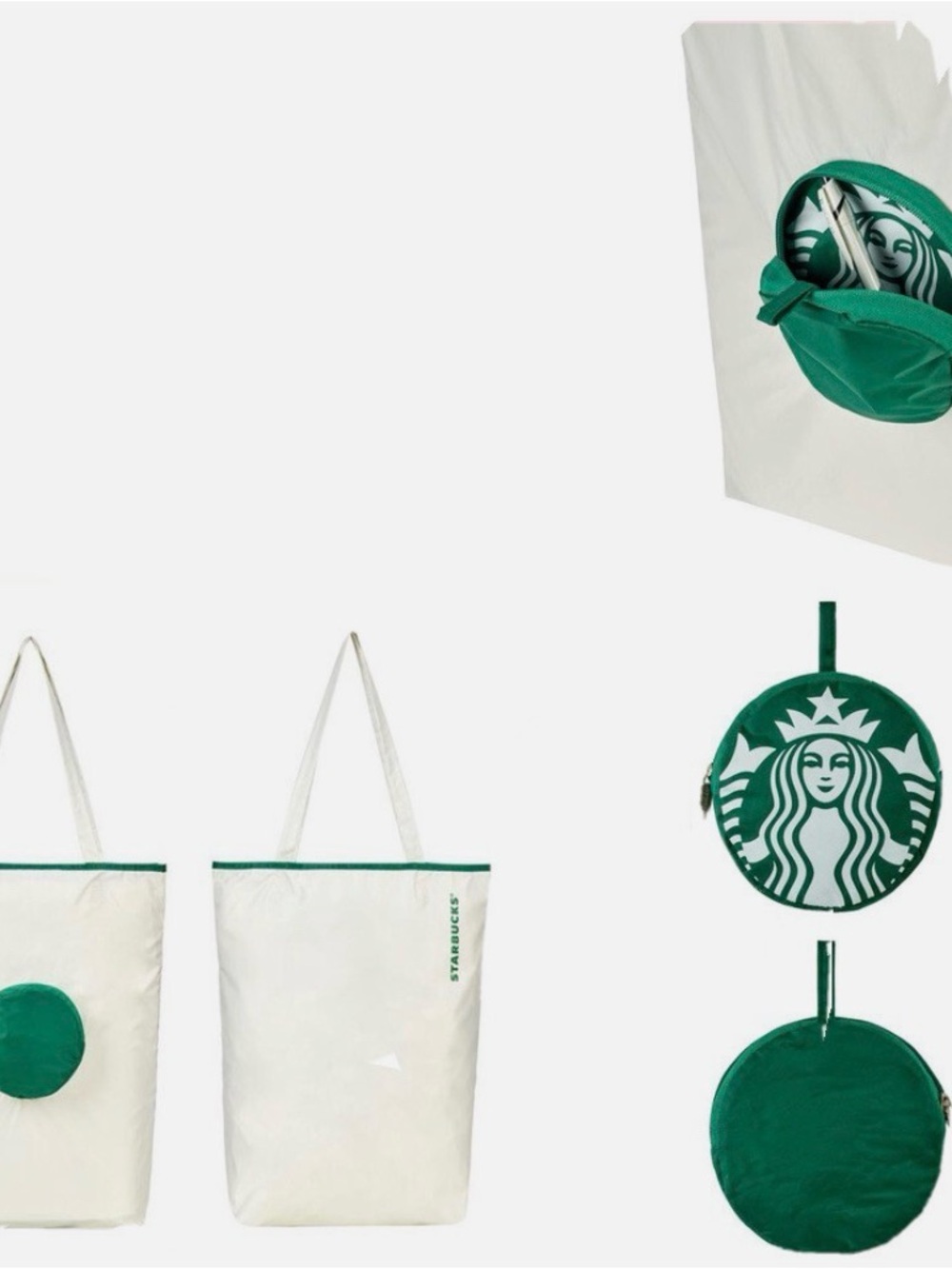 (NWT) Starbucks Korea Shopping Bag - Picture 2 of 3